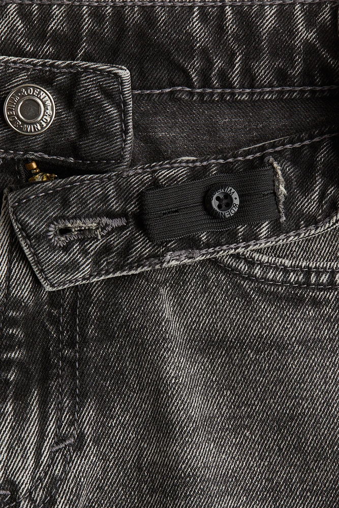 Loose Fit Bootcut Leg Jeans