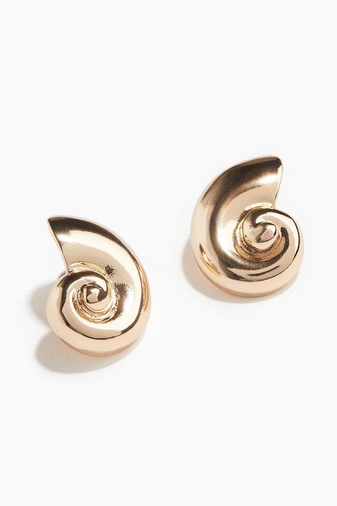 Seashell-Shaped Earrings