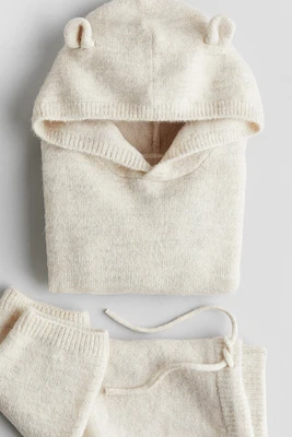 Ensemble 2 pièces en fin tricot