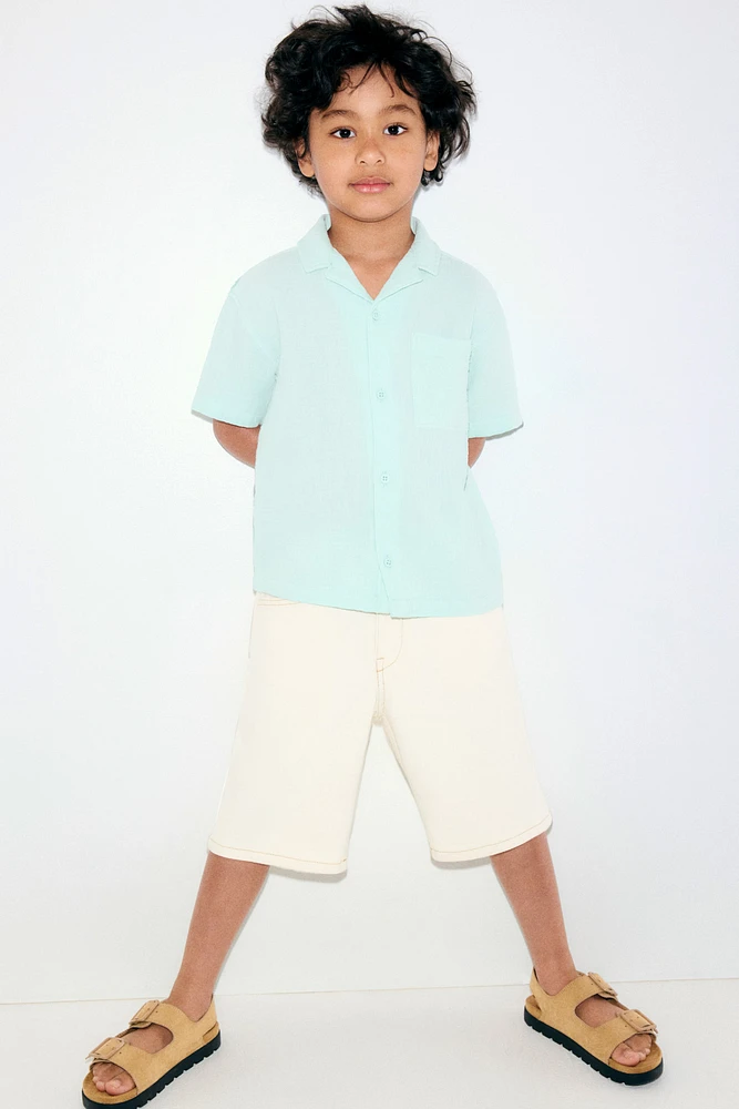 Cotton Muslin Resort Shirt