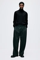 Slim Fit Fine-Knit Turtleneck Sweater