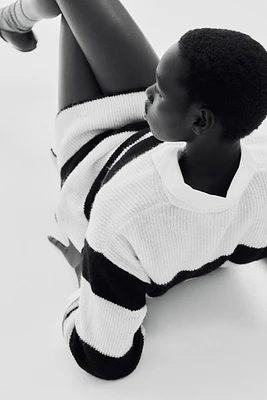 Rib-Knit Dress