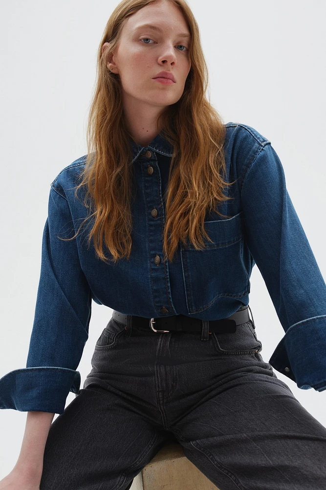 Curvy Fit Baggy High Jeans