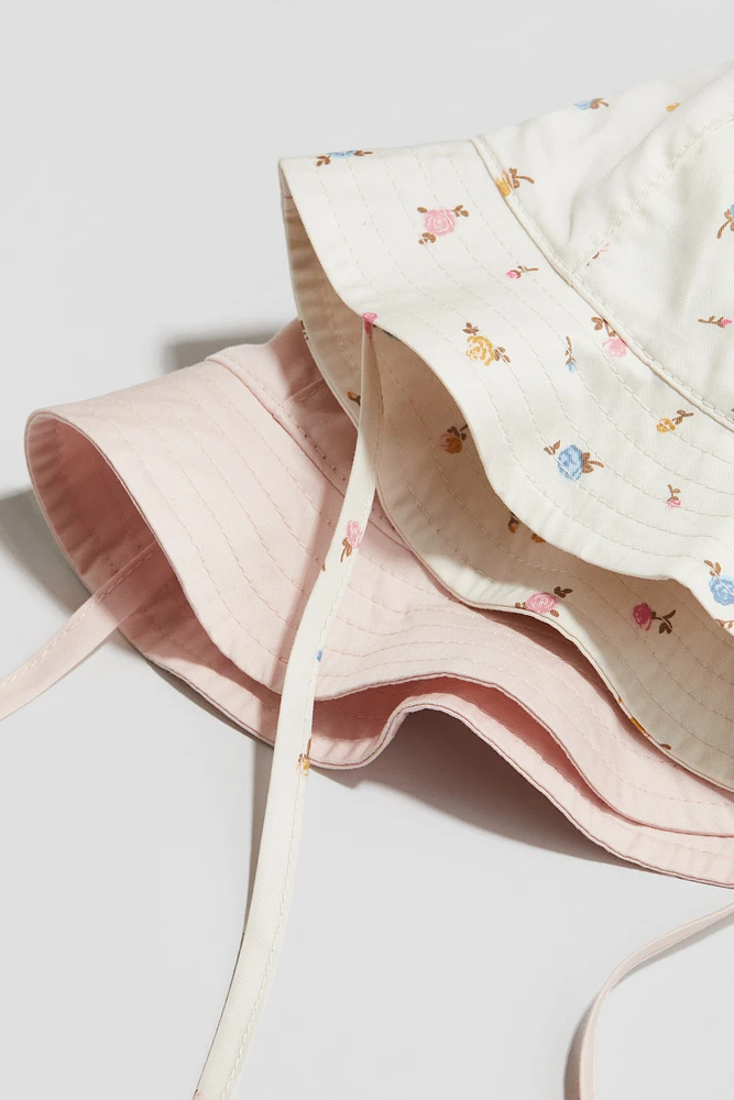 2-pack Cotton Sun Hats