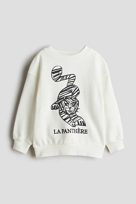 Printed Crewneck Sweatshirt