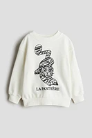Printed Crewneck Sweatshirt