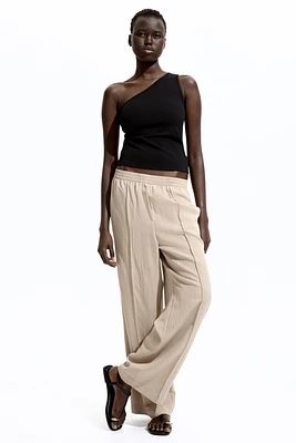 Pull-On Twill Pants