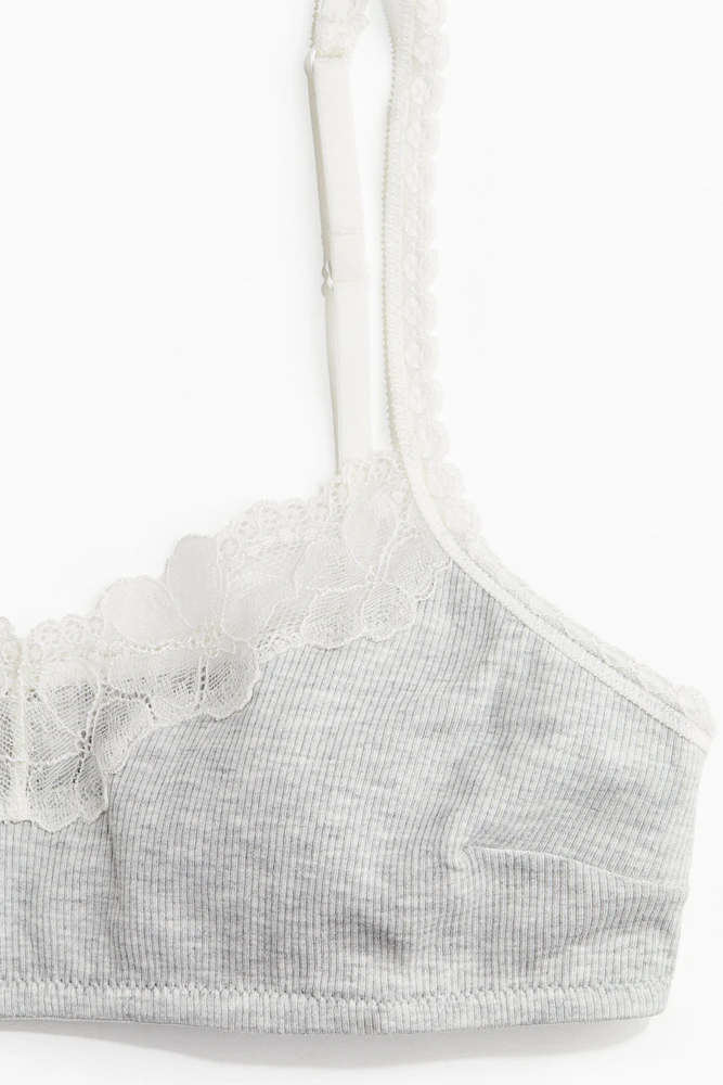 Soft-Cup Cotton Bra