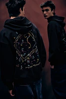 Oversized Fit Printed Hoodie
