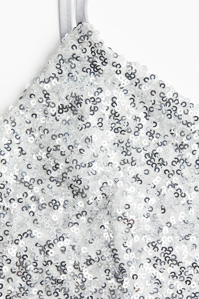 Sequined Bralette Top