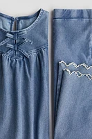 2-piece Denim-Look Jersey Set