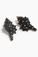 Seashell-Shaped Stud Earrings