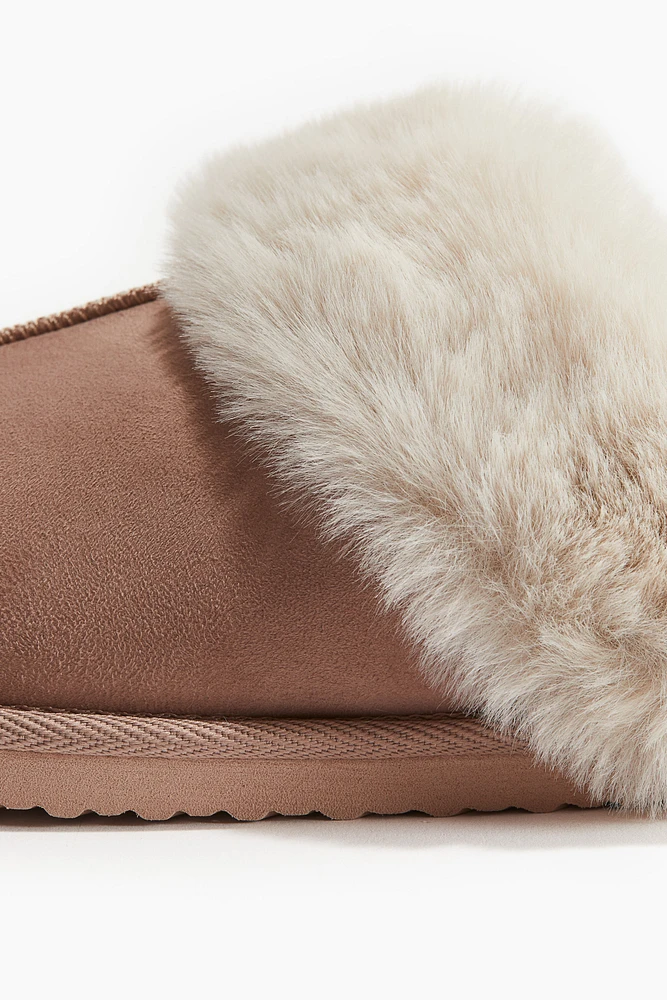 Warm-lined Slippers
