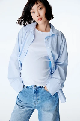 MAMA Before & After Poplin Shirt