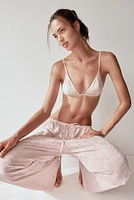 Eyelet-Embroidered Pajama Pants