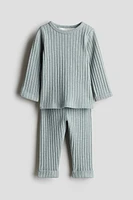 2-piece Ribbed Jersey Set