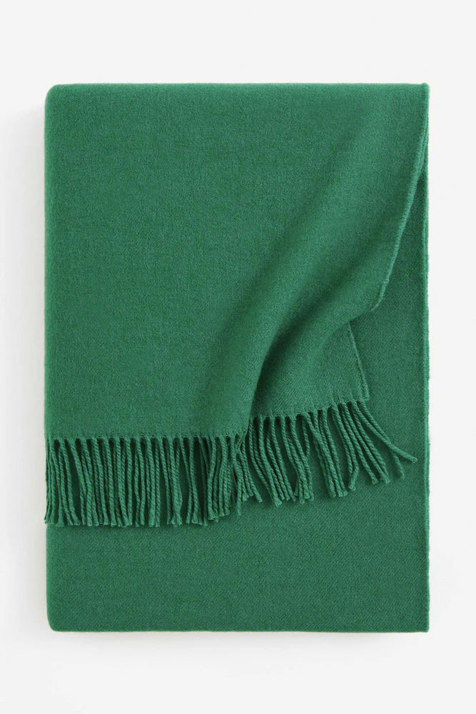 Wool-blend Throw
