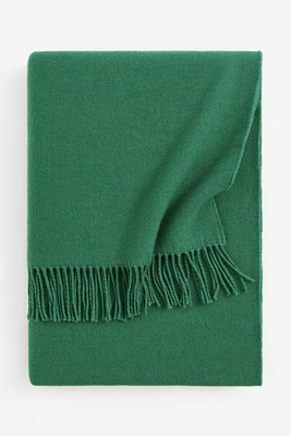 Wool-blend Throw