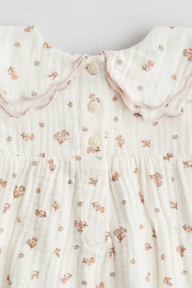 Cotton Muslin Romper Suit