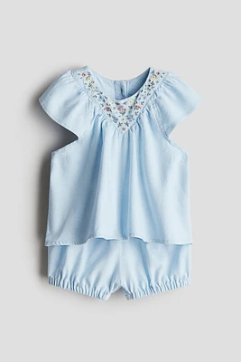 2-Piece Linen-Blend Set