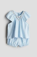 2-Piece Linen-Blend Set