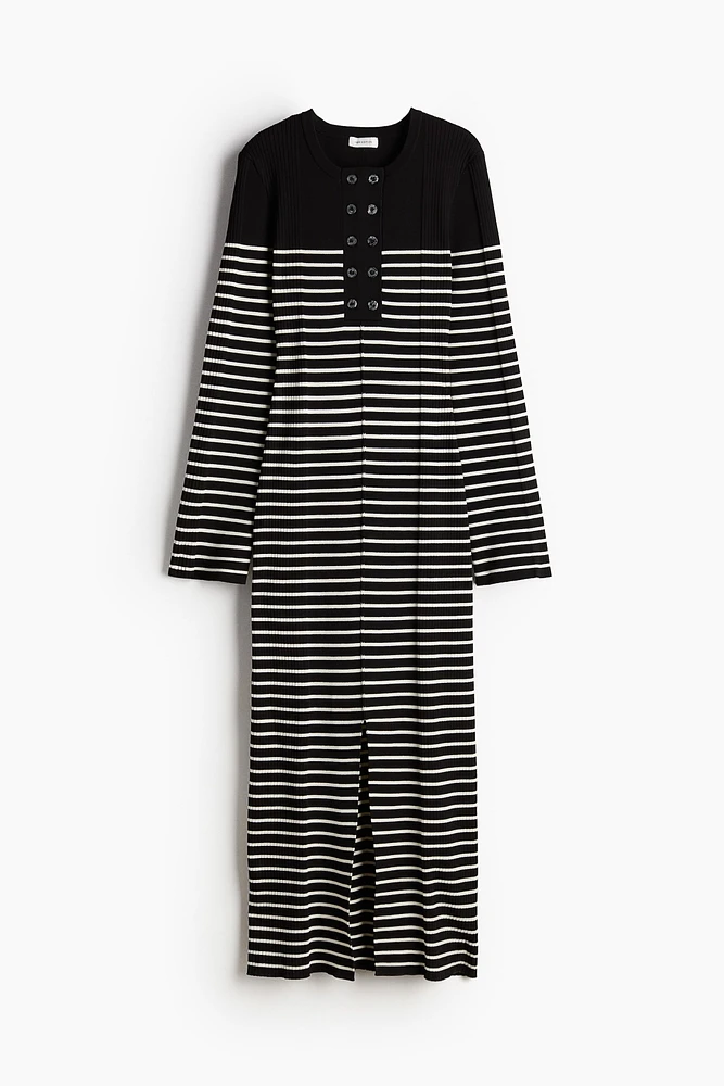 Long Rib-knit Dress