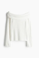 Off-the-Shoulder Sweater