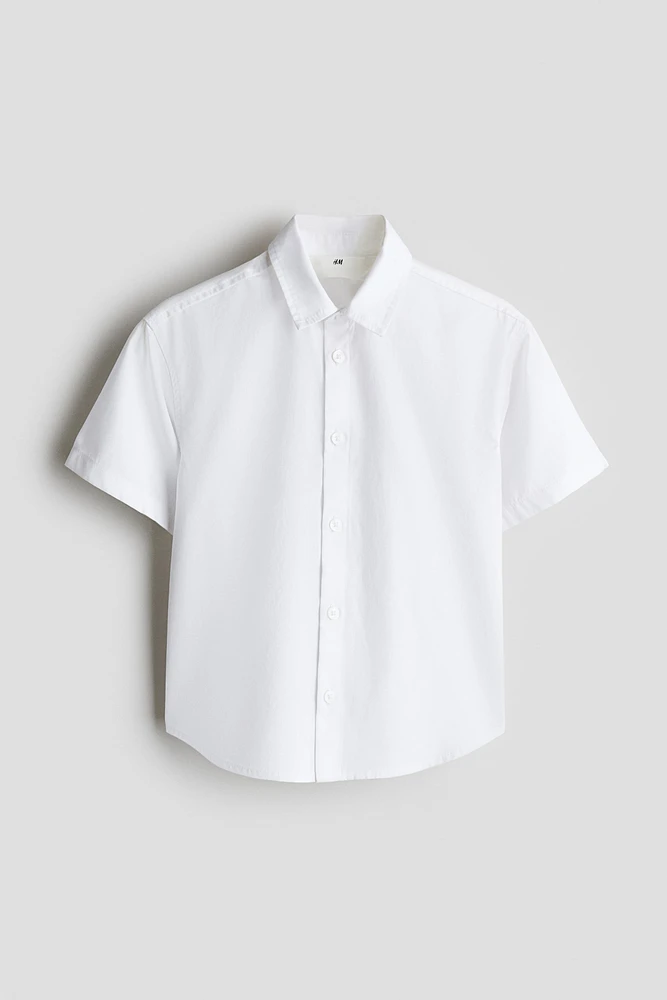 Chemise en popeline de coton