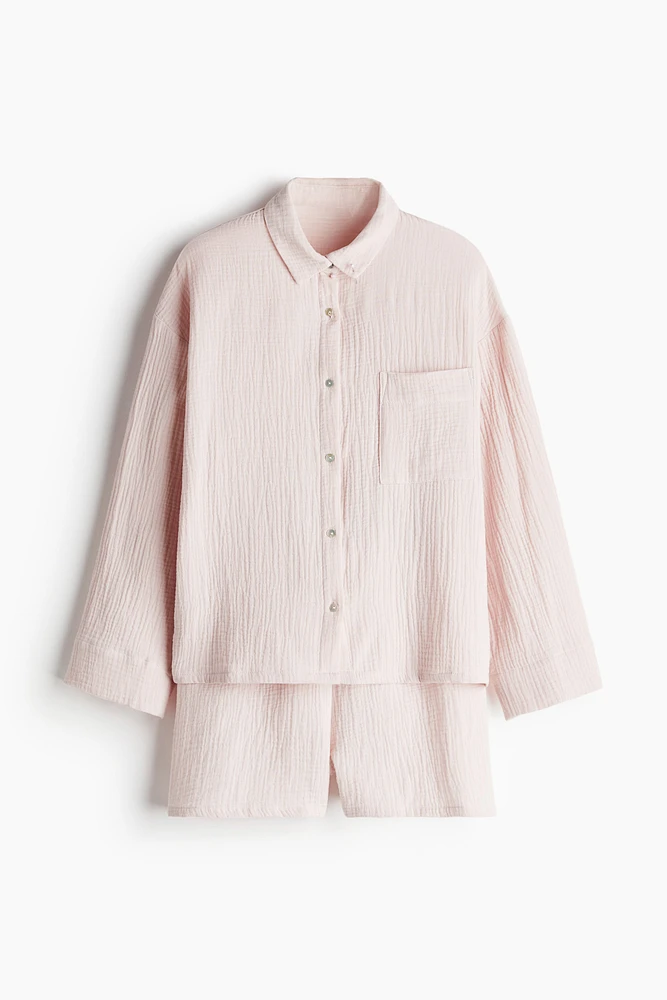 Pajama Shirt and Shorts