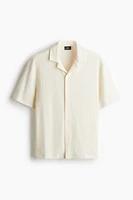 Regular Fit Crinkled Resort Shirt