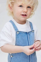Denim Overall Shorts