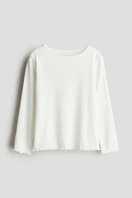 Long-sleeved Jersey Top