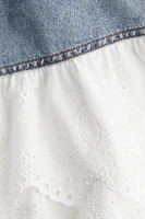 Flounced Mini Skirt