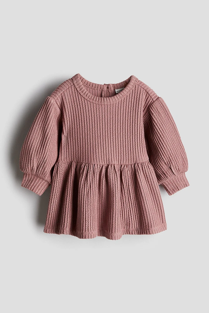 Textured Jersey Dress