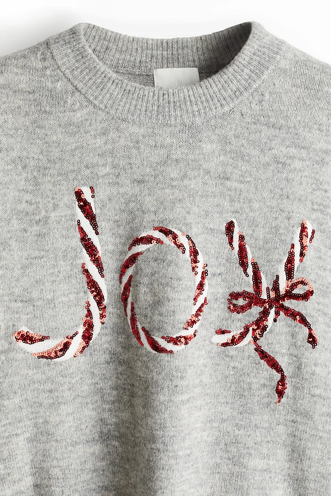 Chandail avec motif Joy