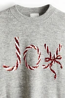 Chandail avec motif Joy