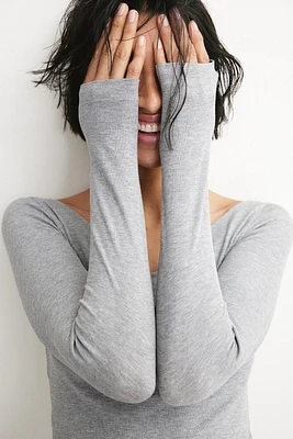 Fine-Knit Top