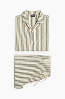 Cotton Pajama Shirt and Shorts