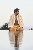 Crinkled Swim Shorts