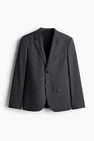 Veste très près du corps à fermeture droite