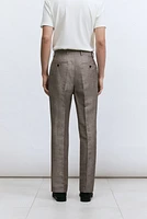 Slim Fit Wool-Blend Suit Pants