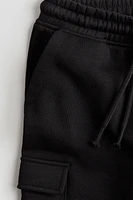 Brushed-Inside Cargo Joggers