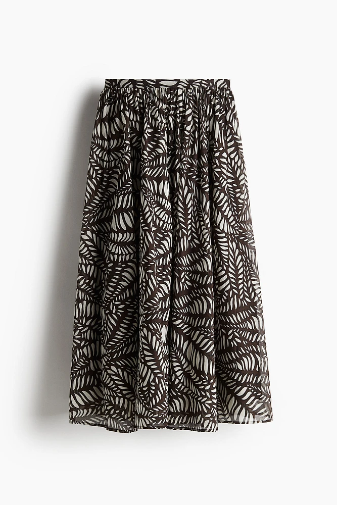 Circular cotton skirt