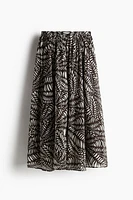 Circular cotton skirt