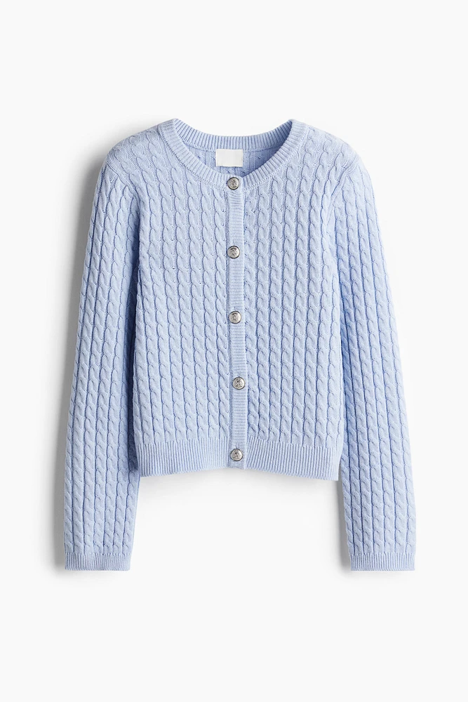 Cable-Knit Cardigan