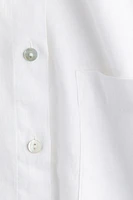 Linen-Blend Shirt