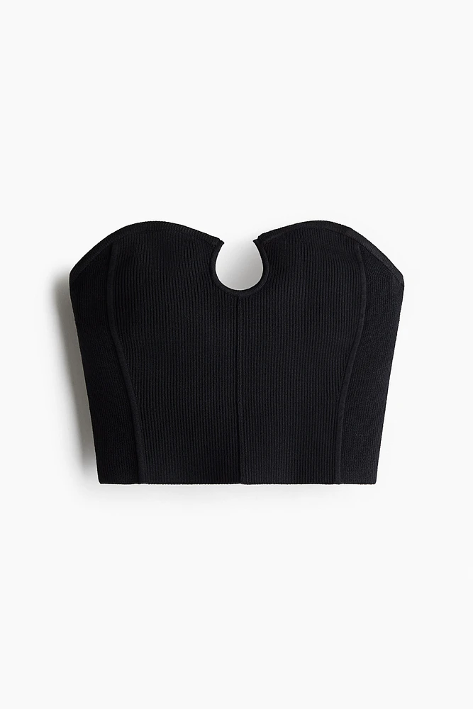 Rib-Knit Tube Top