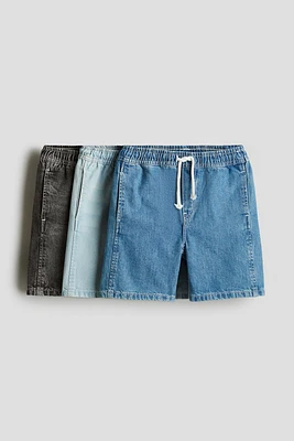 3-Pack Denim Shorts