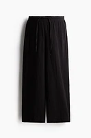 MAMA Wide-Leg Muslin Pants