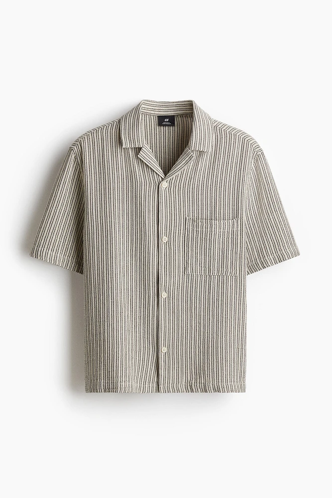 Regular-Fit Textured Resort Shirt